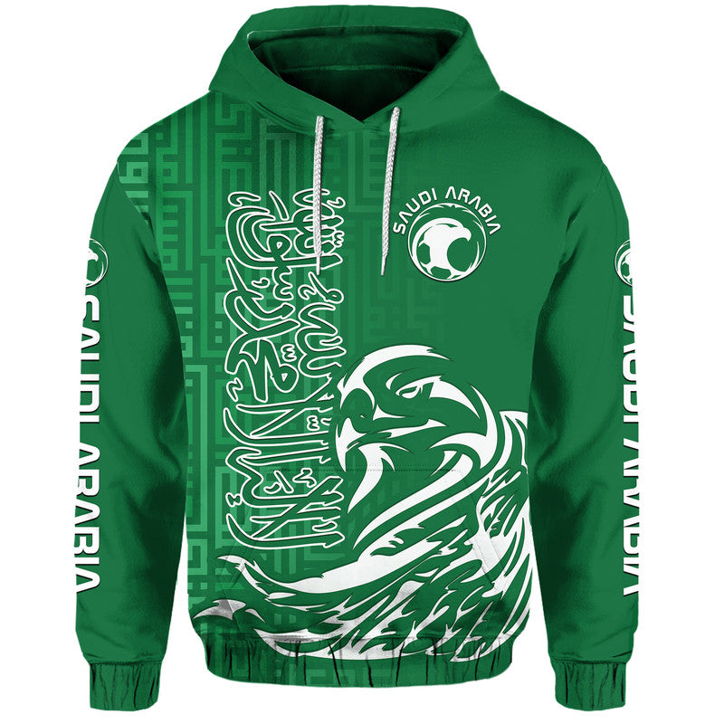 saudi-arabia-football-falcon-bird-and-arabic-text-zip-up-and-pullover-hoodie