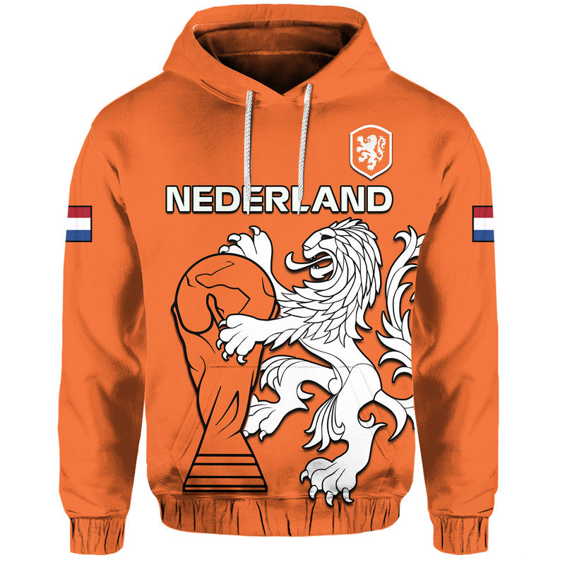 Custom Netherlands Football 2022 Hoodie - Wonder Print Shop