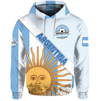 Custom Argentina Sol de Mayo Football Hoodie - Wonder Print Shop