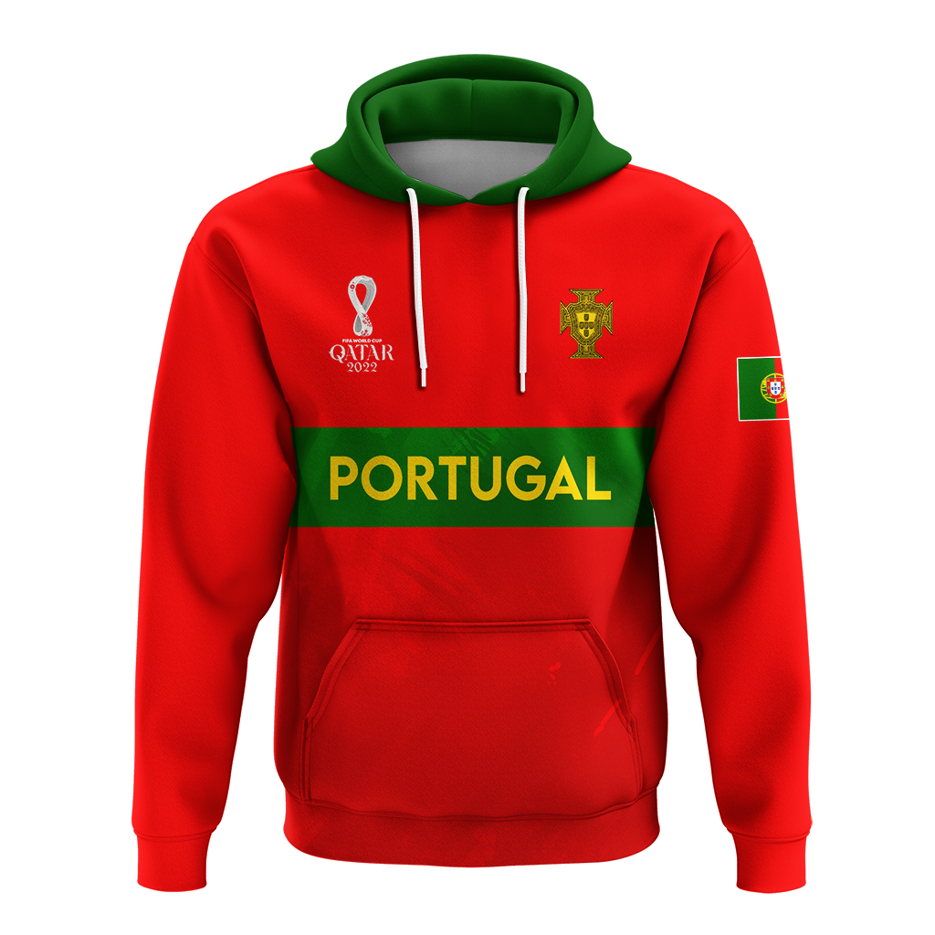 Portugal Football 2022 Hoodie - LT2 - Wonder Print Shop