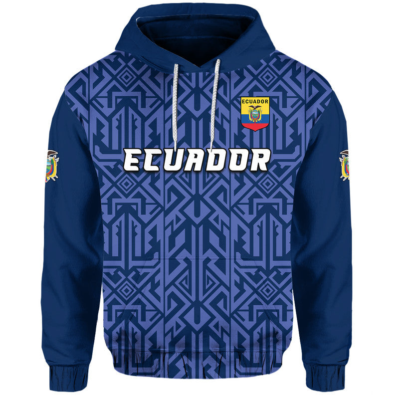 Custom Ecuador Football Hoodie La Tri - Wonder Print Shop