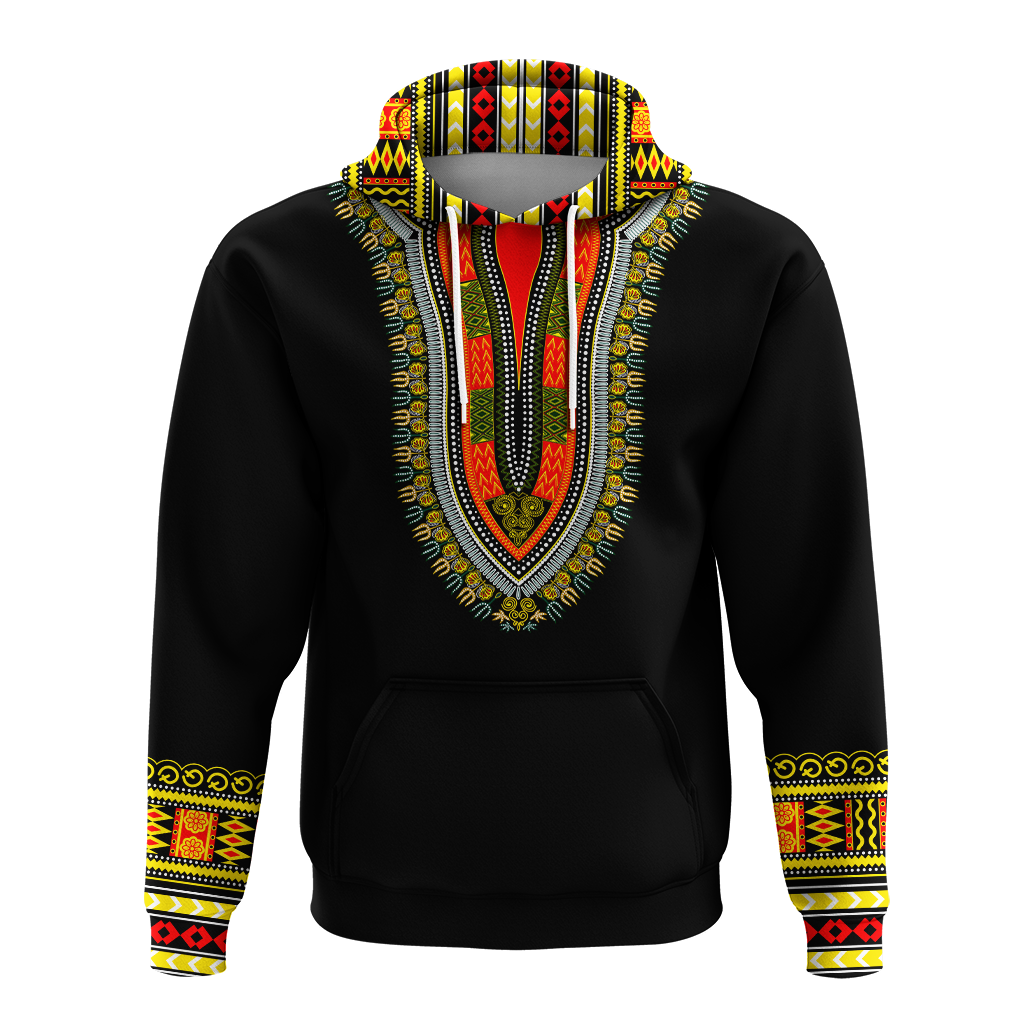 Gambia Happy Independence Day Dashiki Hoodie LT2 - Wonder Print Shop