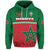 Morocco Football Geometric Halftone Pattern Zip Up And Pullover Hoodie - Wonder Print Shop