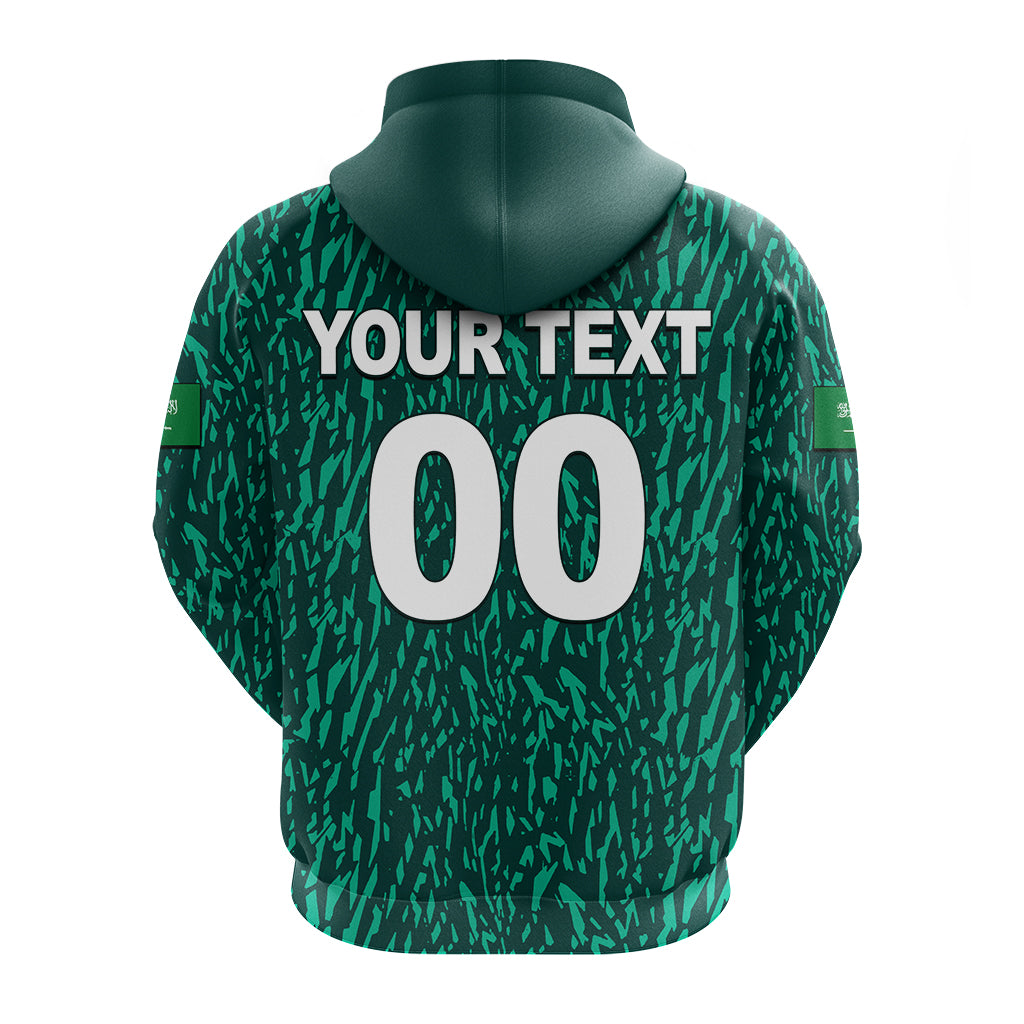Custom Saudi Arabia Soccer Football 2022 Hoodie LT6 - Wonder Print Shop