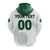 Custom Saudi Arabia Soccer Football 2022 Hoodie White Jersey LT6