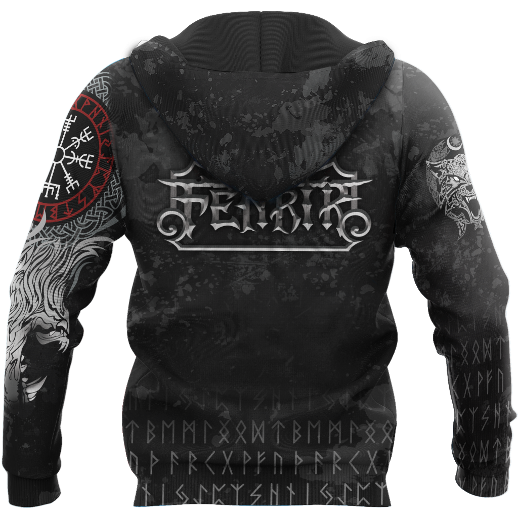 Viking Zip Hoodie - Australia Viking Fenrir RLT12 - Wonder Print Shop