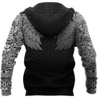 Viking Zip Hoodie - Ravens Of Midgard Version 5 RLT12 - Wonder Print Shop