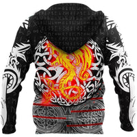 Viking Pullover Hoodie - Nidhogg Vikings Tattoo 3D RLT12 - Wonder Print Shop