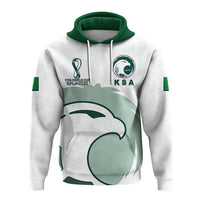 Custom Saudi Arabia Soccer Football 2022 Hoodie White Jersey LT6 - Wonder Print Shop