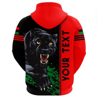 African Hoodie Custom Pan - Africanism Black Panther Hoodie Quarter Style - Wonder Print Shop