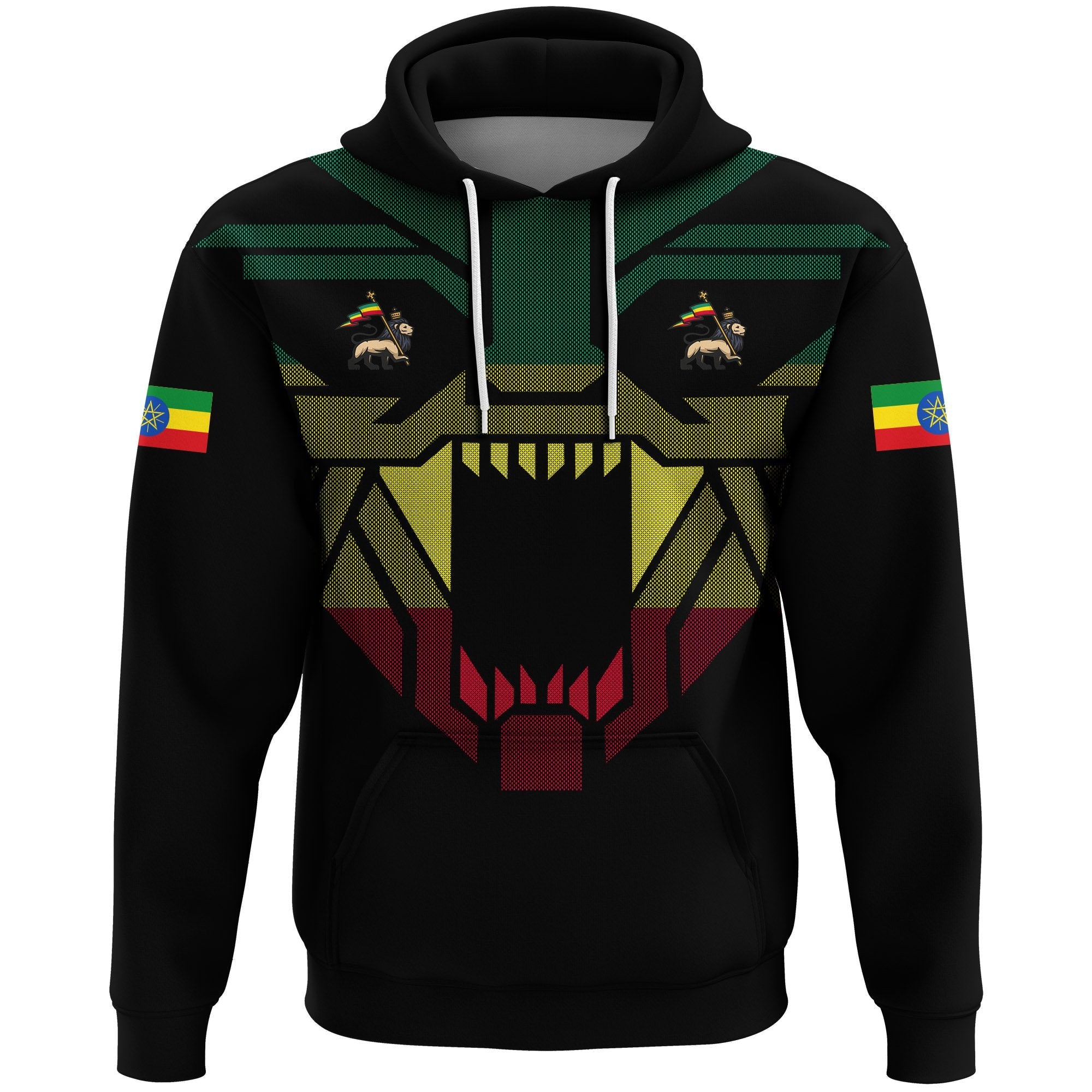 ethiopia-hoodie-strong-lion