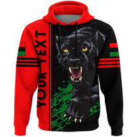 African Hoodie Custom Pan - Africanism Black Panther Hoodie Quarter Style - Wonder Print Shop