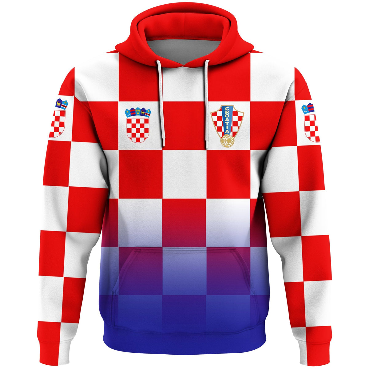 Custom Croatia Euro Hoodie Soccer - Wonder Print Shop