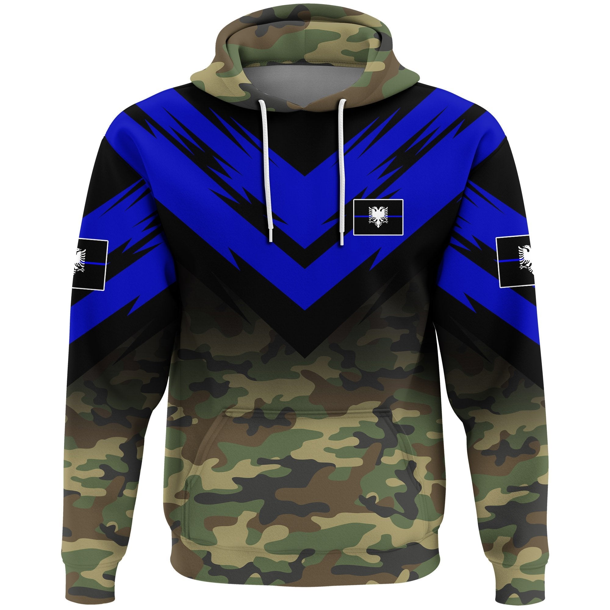 albania-flag-hoodie-based-version-of-the-thin-blue-line-symbol