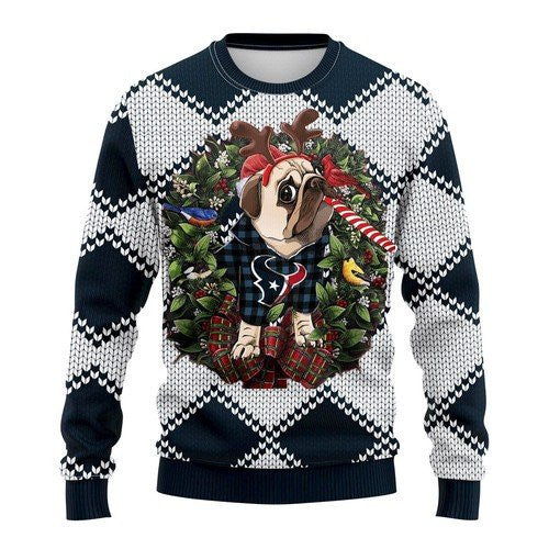 houston-texans-pug-dog-ugly-christmas-sweater
