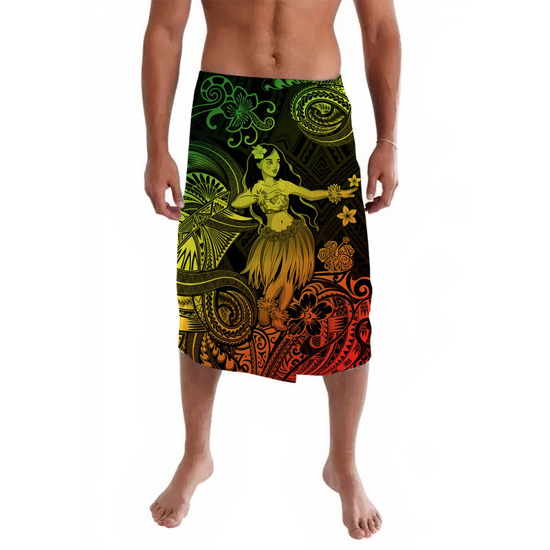 Hawaii Hula Girl Polynesian Lavalava Unique Style - Reggae LT8 - Wonder Print Shop