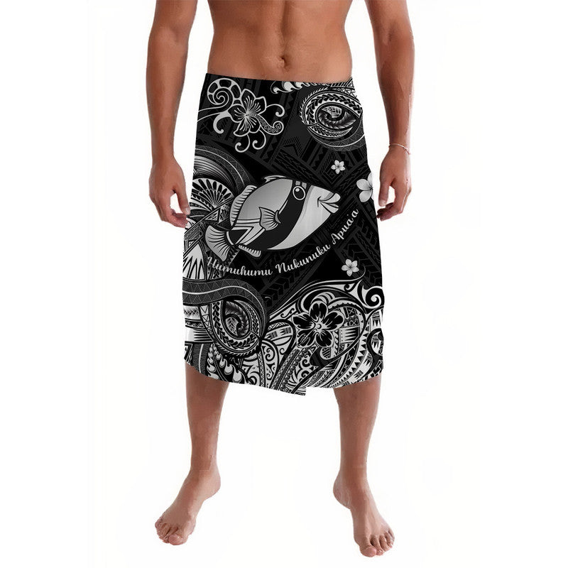 Hawaii State Fish: Humuhumu Nukunuku Apua'a Polynesian Lavalava Unique Style - Black LT8 - Wonder Print Shop