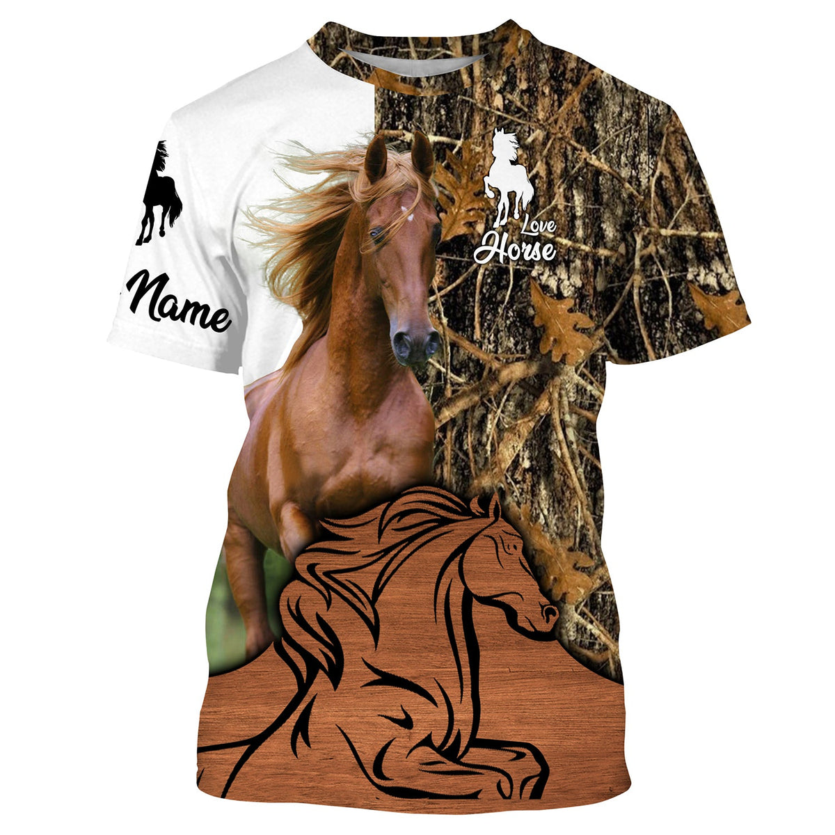 American Saddlebred Horse, Saddlebred Clothing Camo Customize Name Shirts Personalized Gift For Horse Lovers - Wonder Print Shop