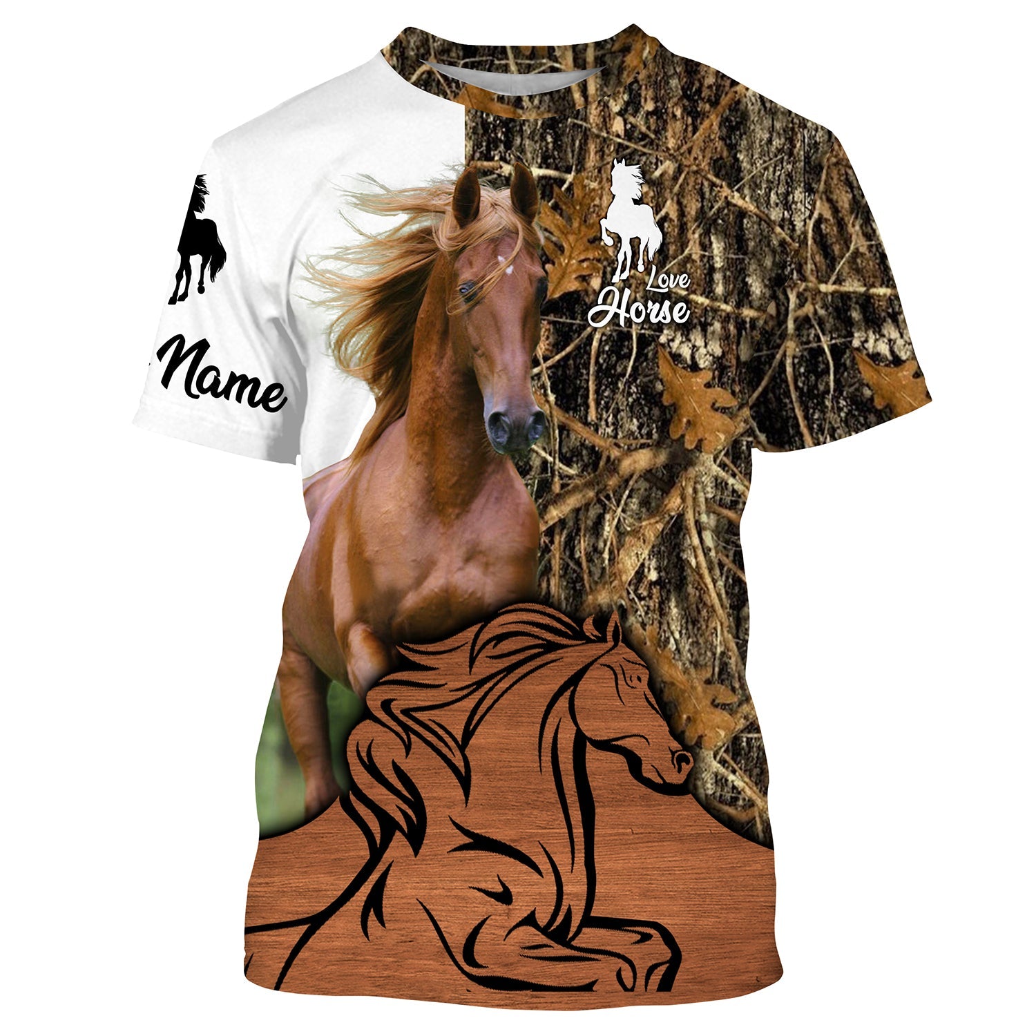 american-saddlebred-horse-saddlebred-clothing-camo-customize-name-3d-all-over-printed-shirts-personalized-gift-for-horse-lovers-fishing-t-shirt