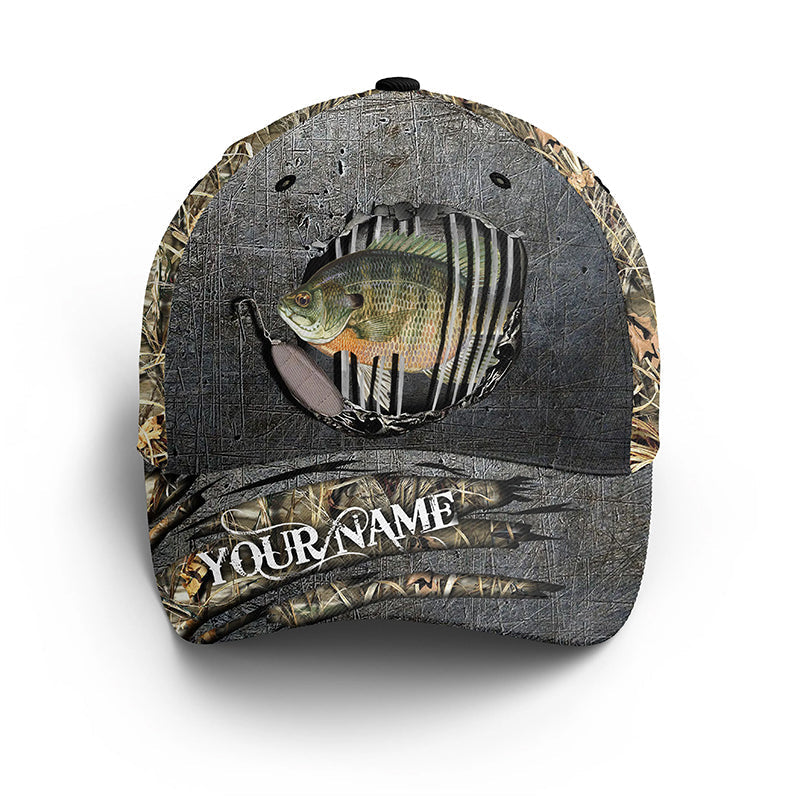 bluegill-fishing-camo-custom-fishing-hat-adjustable-mesh-unisex-fishing-baseball-angler-hat-cap-fishing-classic-cap