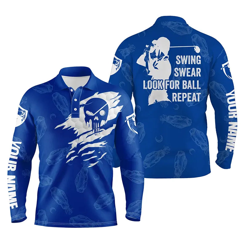 mens-golf-polo-shirt-swing-swear-look-for-ball-repeat-custom-name-golf-clubs-pattern-shirt-blue-fishing-polo-long-sleeve