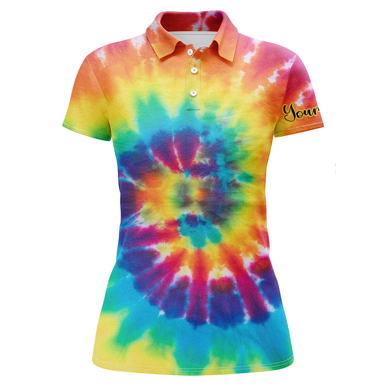 womens-golf-polo-shirts-with-colorful-tie-dye-background-custom-name-golf-shirt-golfing-gift-fishing-polo-shirt