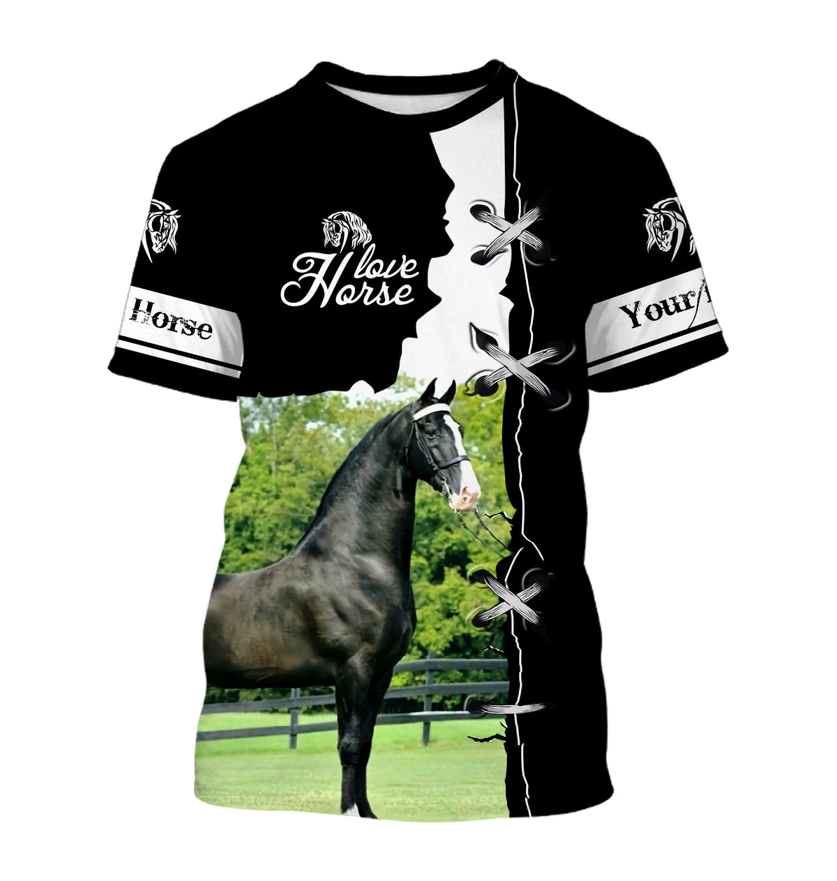 Tennessee Walking Horse Customize Name All Over Printed Shirts Personalized Horse Lovers Gift For Adult And Kid - Wonder Print Shop