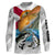 Inshore Slam Florida Fishing Redfish, Trout, Snook Patriotic Fishing Jersey UV Protection Customize Name UPF 30+ Gift For Fisherman, Fishing Long Sleeve Shirts - Wonder Print Shop
