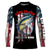Tuna Fishing Born To Fish Forced To Work American Flag Custom Name Funny Fishing Shirts UV Protection Best Gifts For Fisherman Long Sleeve Shirts - Wonder Print Shop