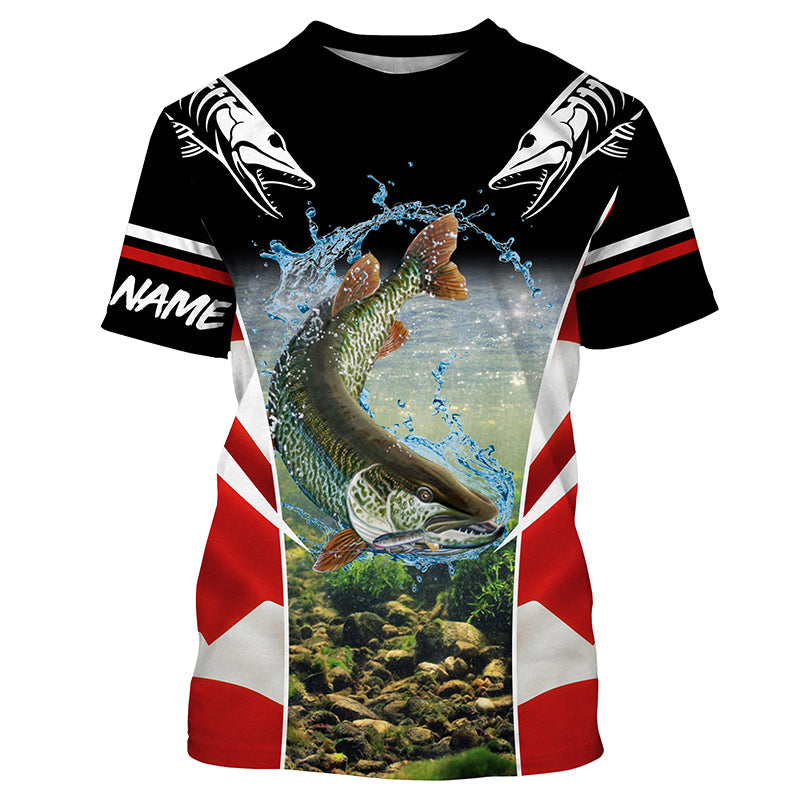 Musky Fishing Custom Fishing Shirts, Musky Fishing Jerseys - Wonder Print Shop