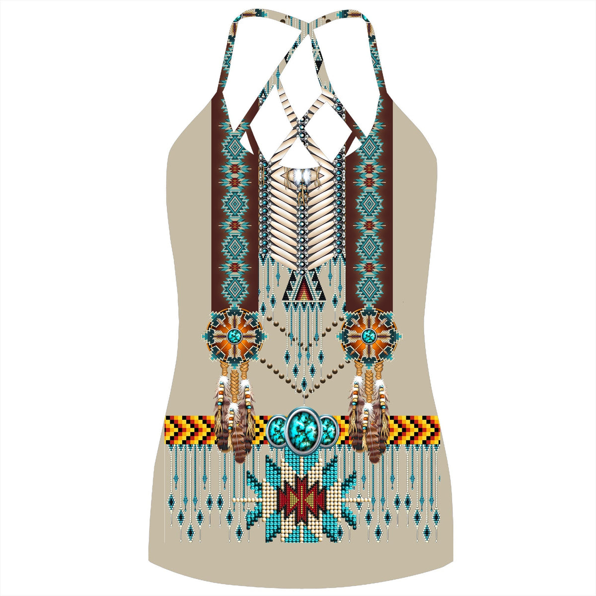 native-american-turquoise-blue-pattern-breastplate-criss-cross