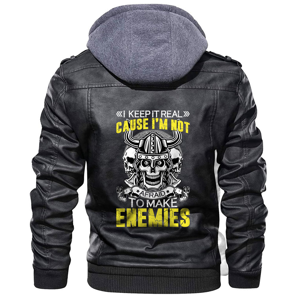 Viking Jacket I Kepp It Real Leather Jacket RLT12 - Wonder Print Shop