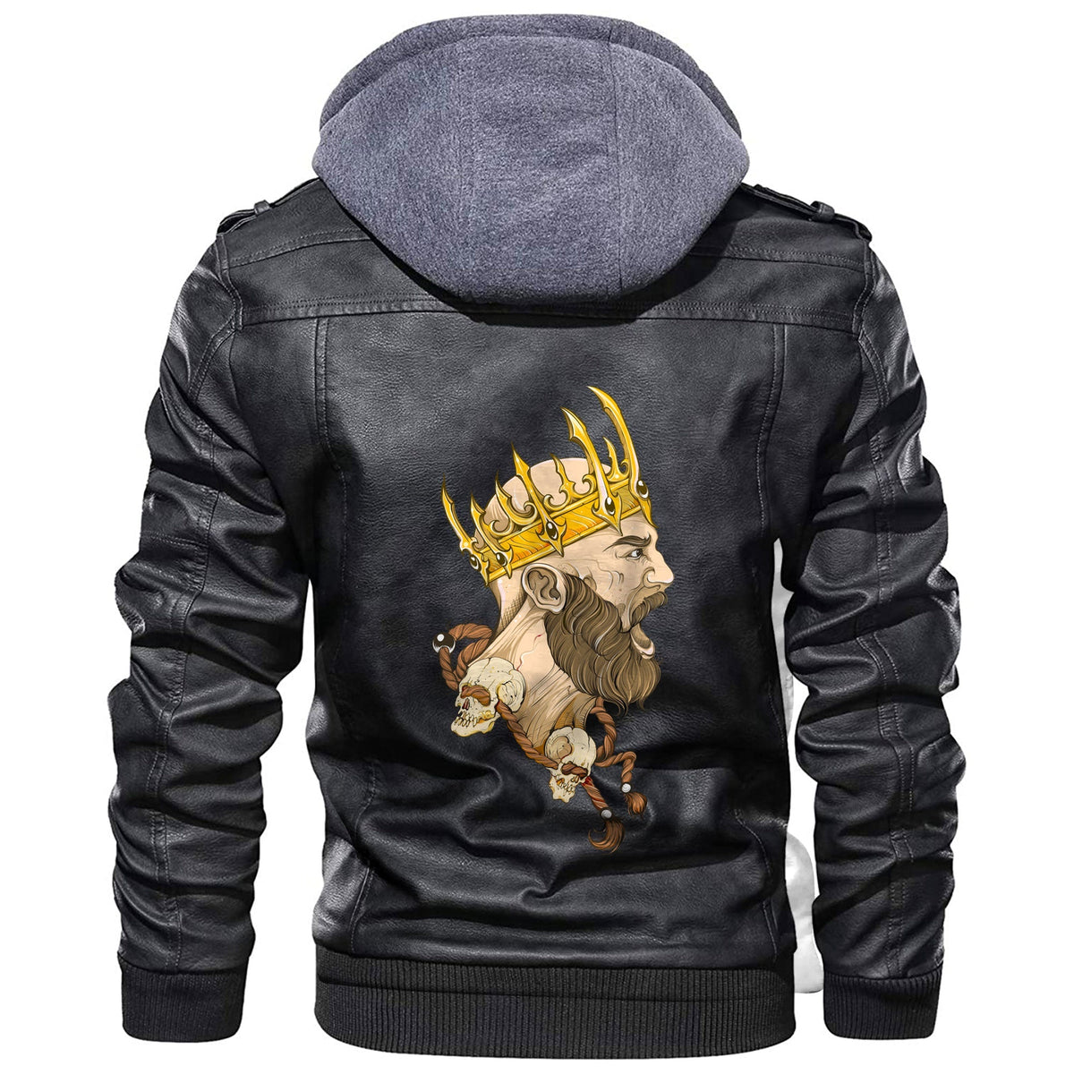 Viking In The Crown copy Leather Jacket RLT12 - Wonder Print Shop