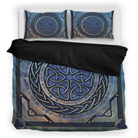 Viking Bedding Set, Triquetra The Celtic Knot with Viking Pattern Duvet Cover RLT12 - Wonder Print Shop