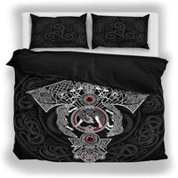 Viking Bedding Set, Fenrir Skoll and Hati Tattoo Duvet Cover RLT12 - Wonder Print Shop