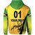 Custom Jamaica Cricket Scorpions Hoodie Simple Style Yellow LT8 - Wonder Print Shop