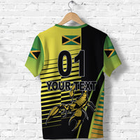 Custom Jamaica Cricket Scorpions T Shirt Simple Style Black LT8 - Wonder Print Shop