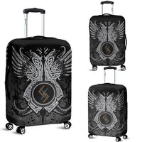 Viking Luggage Cover - Jera Rune, Raven Tattoo RLT12 - Wonder Print Shop