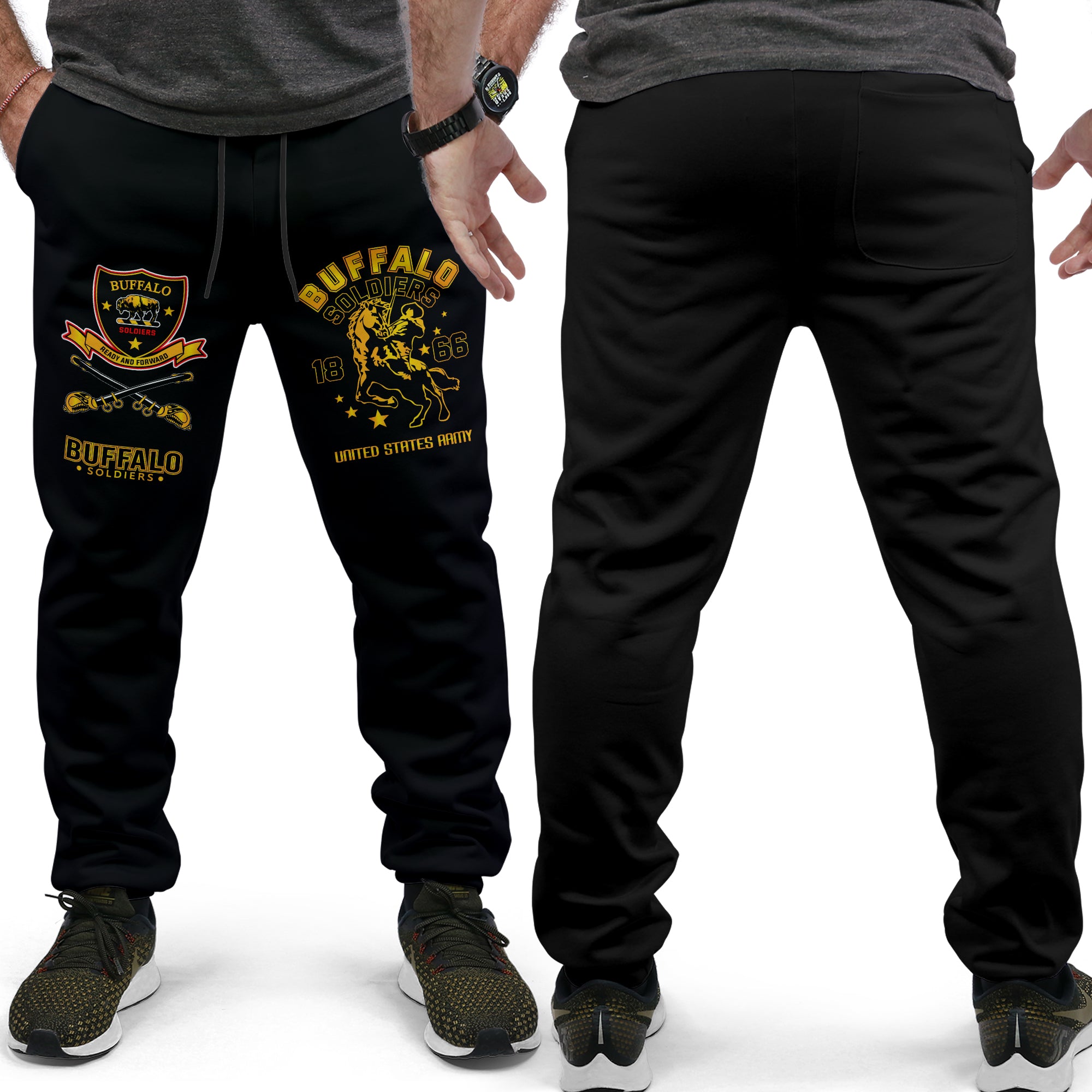 Buffalo Soldiers African American Legend Of The Black Soldiers (Women's/Men's) Jogger - LT2