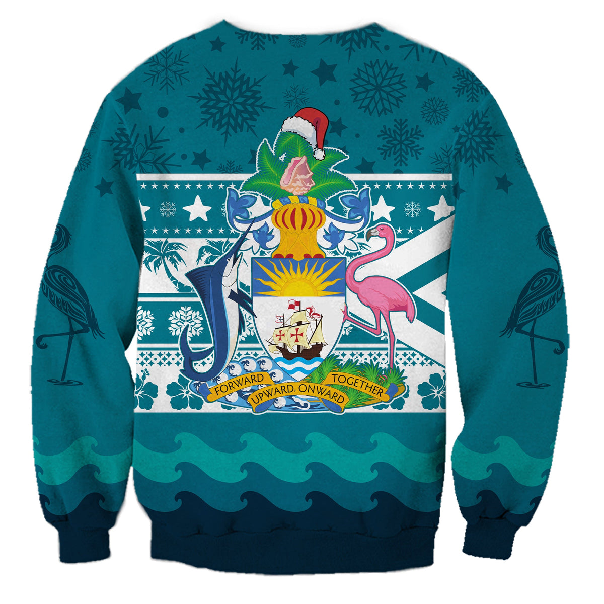 Junkanoo Tropical Winter Bahamas Christmas Sweatshirt - Wonder Print Shop