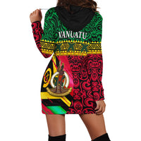 (Maina) Vanuatu Dreamy Hoodie Dress Flag and Pattern LT13 - Wonder Print Shop