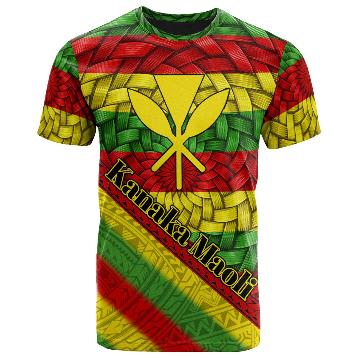 Custom Hawaii T Shirt Kanaka Maoli With Bamboo Patterns LT10 - Wonder Print Shop