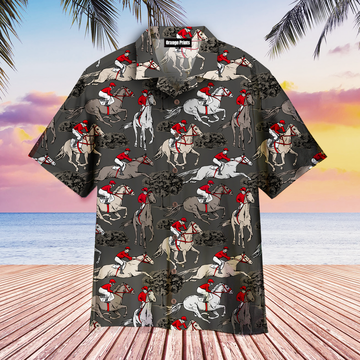 Kentucky Horse Racing Hawaiian Shirt - Wonder Print Shop