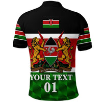 Custom Kenya Polo Shirt Coat Of Arms Flag Vibes LT8 - Wonder Print Shop
