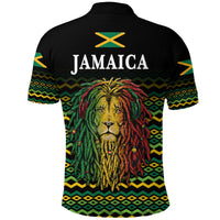 Jamaica Polo Shirt Unique Rastafarian Lion Flag Vibes LT8 - Wonder Print Shop