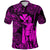 Custom Hawaii Polo Shirt King Kamehameha with Polynesian Patterns Unique Style Pink LT8 - Wonder Print Shop