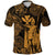 Custom Hawaii Polo Shirt King Kamehameha with Polynesian Patterns Unique Style Gold LT8 - Wonder Print Shop