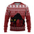 Jolakotturinn Iceland Yule Cat With Christmas Pattern Knitted Sweatshirt LT7