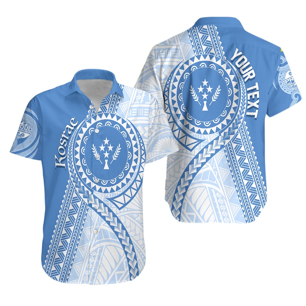 (Custom Personalised) FSM Kosrae Micronesian Pattern Hawaiian Shirt Proud Islander - Wonder Print Shop