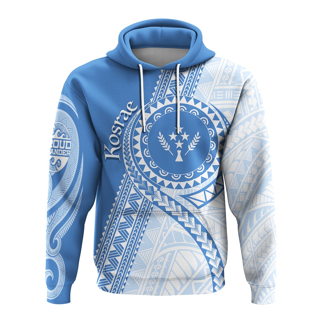 Custom FSM Kosrae Micronesian Pattern Hoodie Proud Islander - Wonder Print Shop